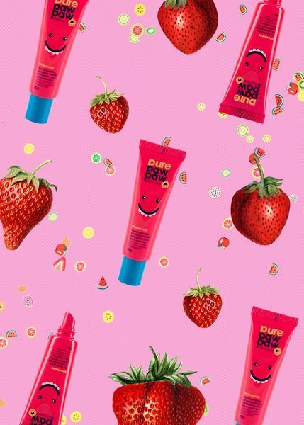 Відновлюючий бальзам для губ Pure Paw Paw Ointment Strawberry, 15 г 1001 фото
