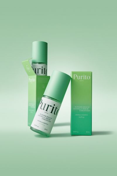 Заспокійлива сироватка з центеллою без ефірних олій Purito Seoul Wonder Releaf Centella Serum Unscented, 60 ml PRT016 фото