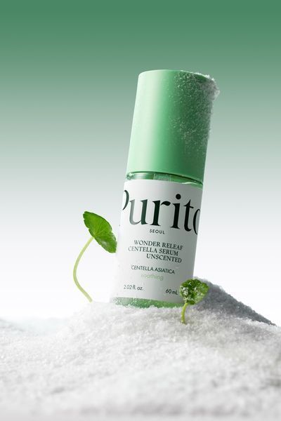 Заспокійлива сироватка з центеллою без ефірних олій Purito Seoul Wonder Releaf Centella Serum Unscented, 60 ml PRT016 фото