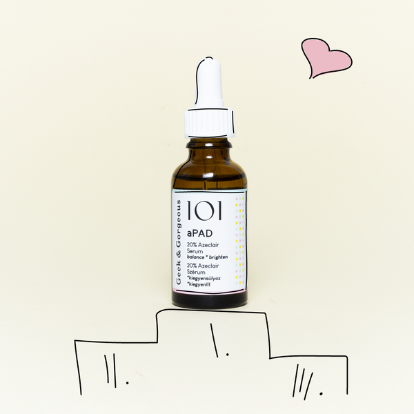 Уцінка. Сироватка з азелогліцином Geek & Gorgeous 101 aPAD 20% Azeclair Serum 30 ml (термін придатності до 03.04.2026) 2320 фото