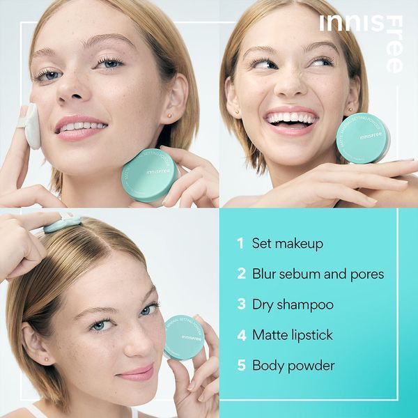 Розсипчаста пудра-вуаль з мінералами Innisfree No-sebum Mineral Powder 5 g 210 фото