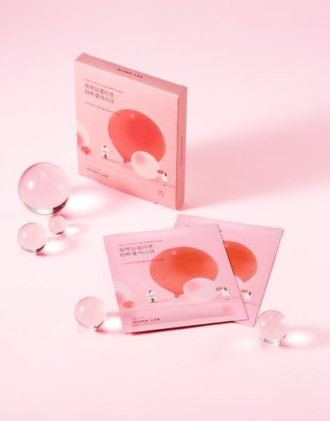 Гелева маска з колагеном ROUND LAB Camellia Deep Collagen Firming Gel Mask, 34 ml RL30 фото