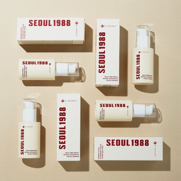 Антивікова сироватка для обличчя з ретинолом K-Secret SEOUL 1988 Serum: Retinal Liposome 2% + Black Ginseng, 30ml KSC01 фото