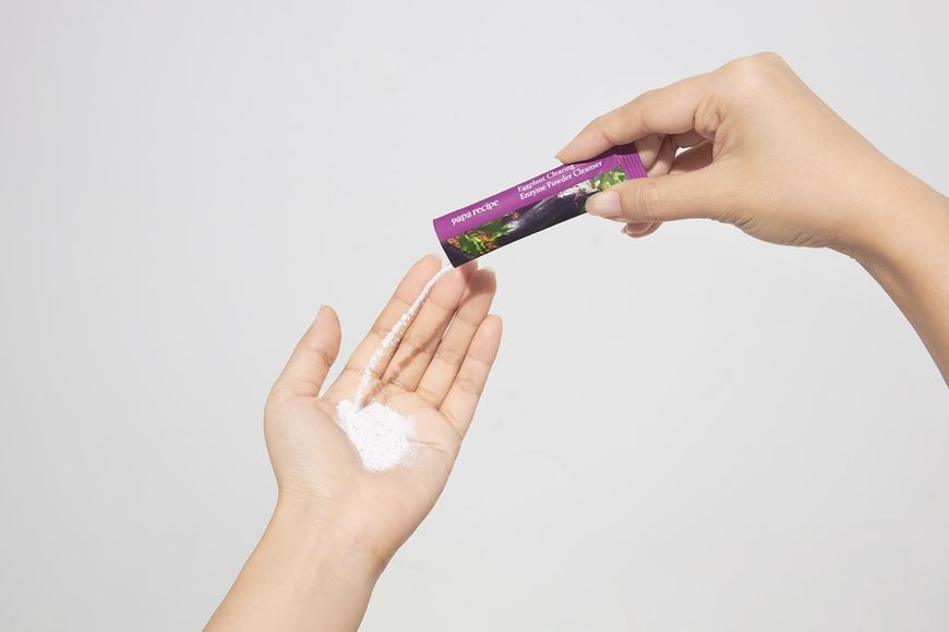 Саше ензимної пудри з екстрактом баклажана Papa Recipe Eggplant Clearing Powder Cleanser 1.2 г RCP03 фото