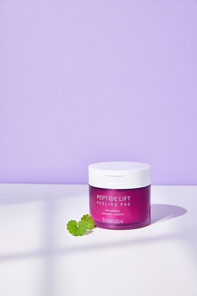Пілінг-диски з комплексом кислот та пептидів TERRAZEN PEPTIDE LIFT PEELING PAD 60шт 175мл TER15 фото