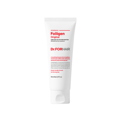 Зміцнюючий шампунь проти випадіння волосся Dr.FORHAIR Folligen Shampoo 70 мл DHR001 фото