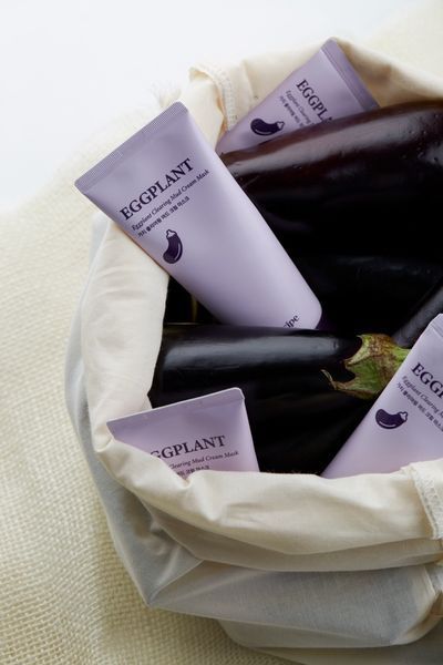 Глиняна маска з екстрактом баклажана Papa Recipe Eggplant Clearing Mud Cream Mask 100 мл RCP07 фото