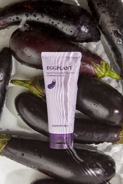 Глиняна маска з екстрактом баклажана Papa Recipe Eggplant Clearing Mud Cream Mask 100 мл RCP07 фото