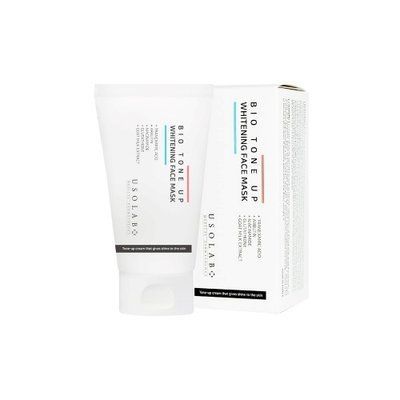 Маска для освітлення шкіри та ефекту миттєвого сяяння Usolab Bio Tone Up Whitening Mask 50 мл US23 фото