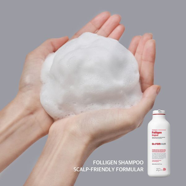 Зміцнюючий шампунь проти випадіння волосся Dr.FORHAIR Folligen Shampoo 300 мл DHR002 фото