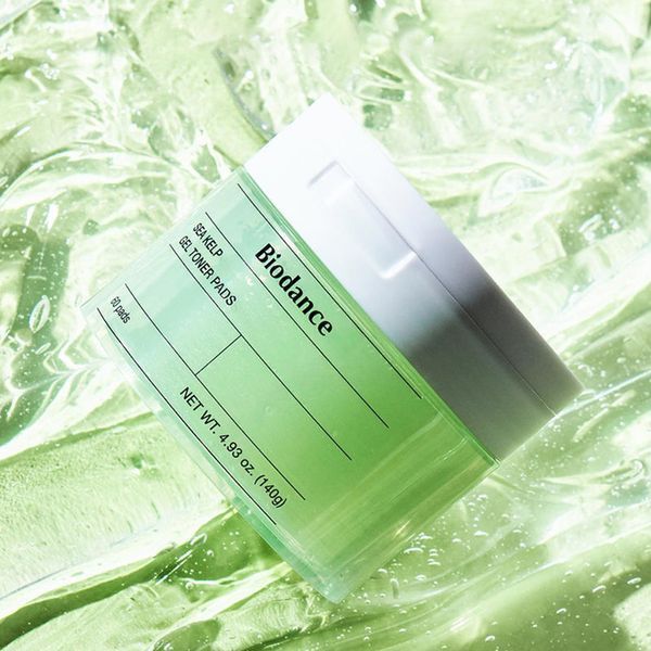 Заспокійливі зволожуючі тонер-пади з морськими екстрактами Biodance Sea Kelp Gel Toner Pads 60 шт BD09 фото